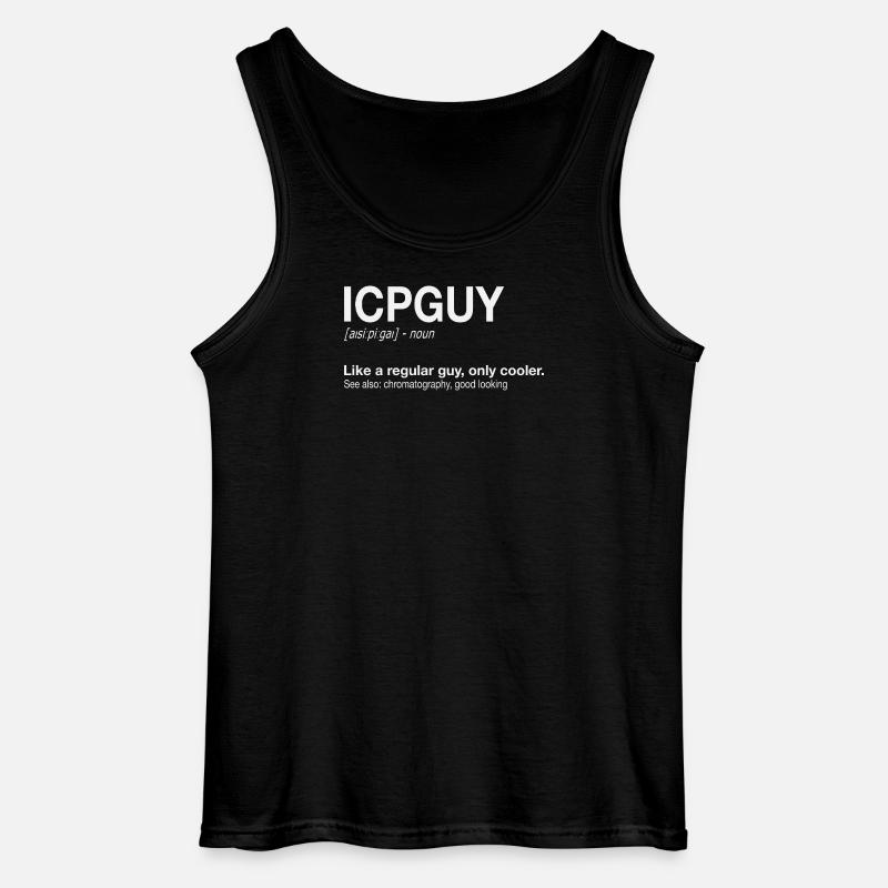 ICP-MS Guy Massenspektrometrie Plasma - Gildan Männer Tank Top - Schwarz