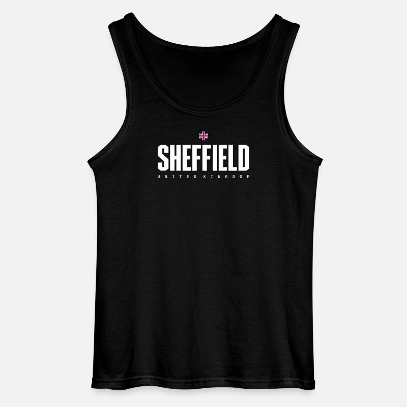 Sheffield - Gildan Männer Tank Top - Schwarz