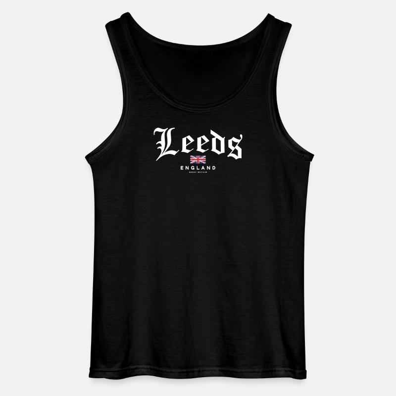 Leeds Great Britain - Gildan Männer Tank Top - Schwarz