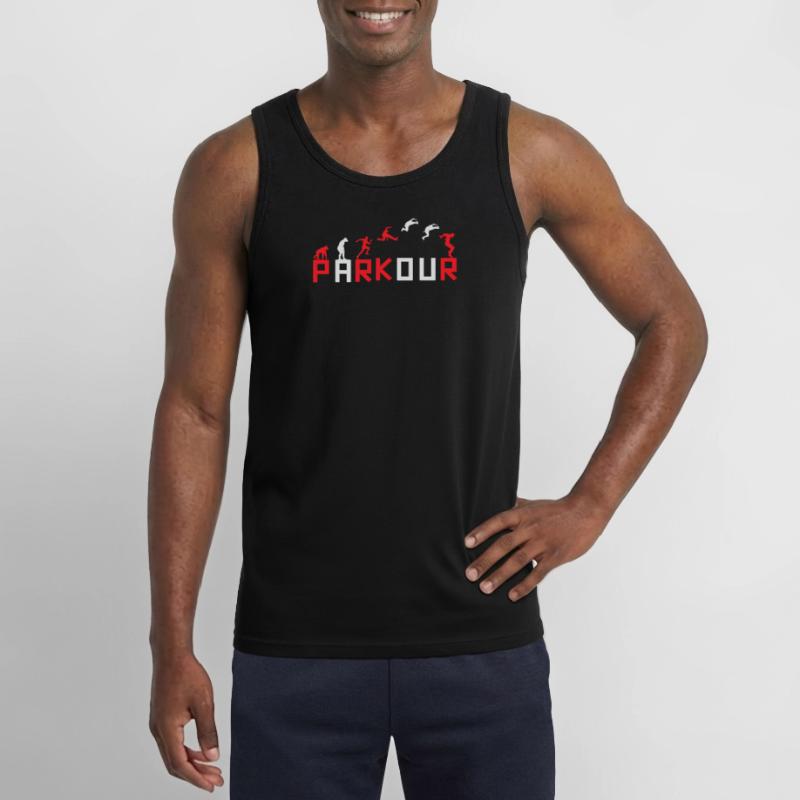 Evolution of Running Sequence Design Gildan Men’s Tank Top