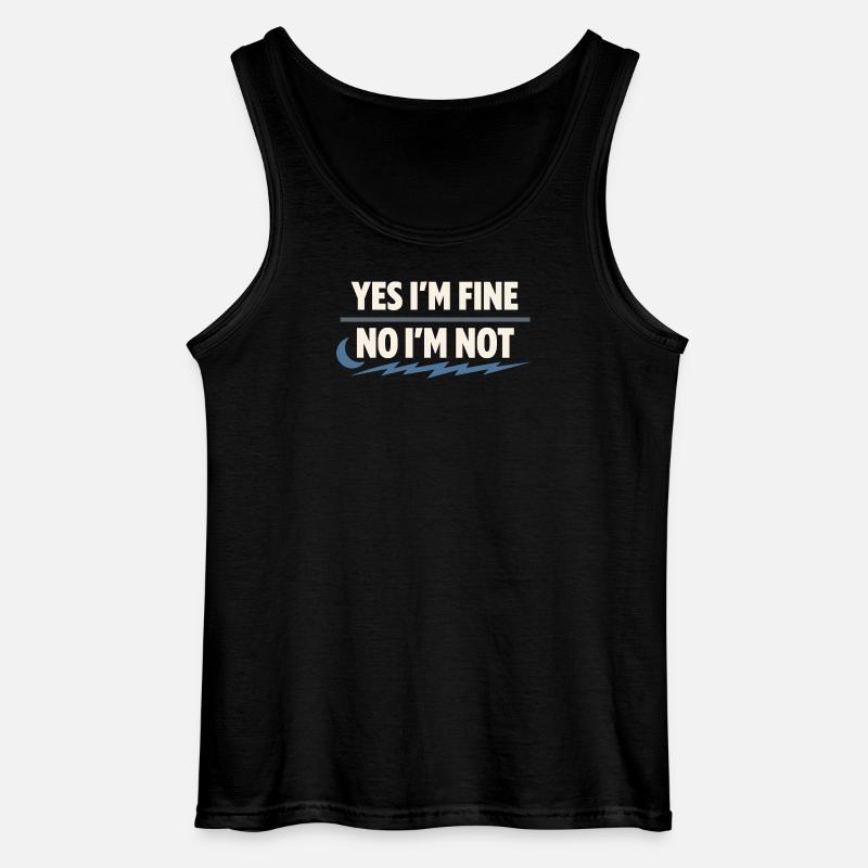 Perimenopause Humor Perimenopause - Gildan Männer Tank Top - Schwarz