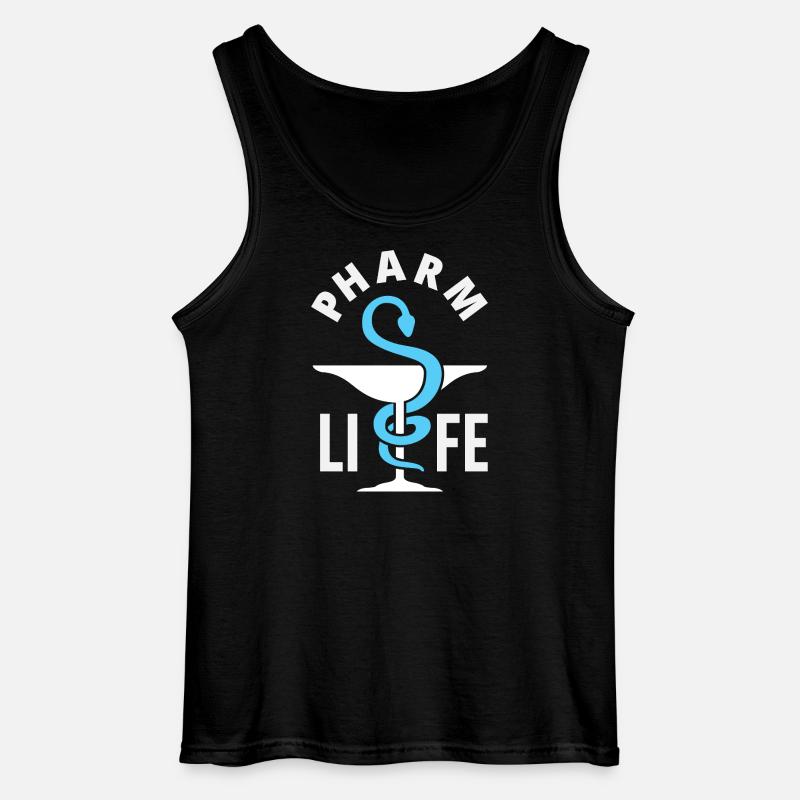 Apotheker Pharmazeutisch-technischer - Gildan Männer Tank Top - Schwarz