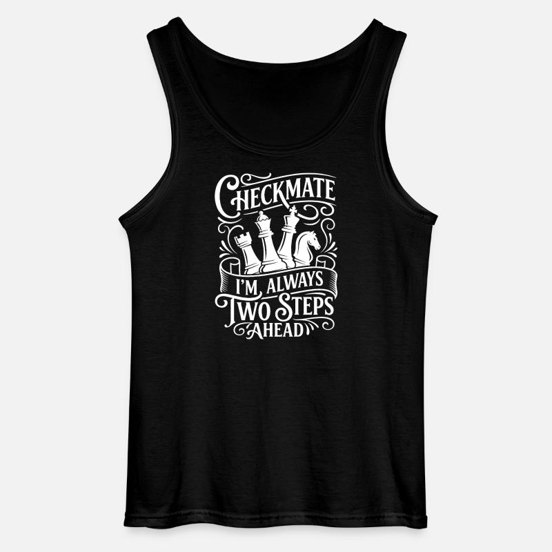 Checkmate – Always Ahead - Gildan Männer Tank Top - Schwarz