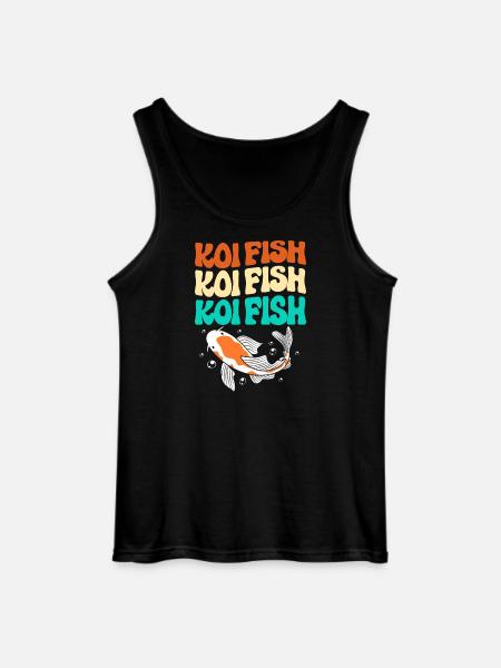 Poisson koi carpe koi koi - Débardeur Gildan Homme - noir