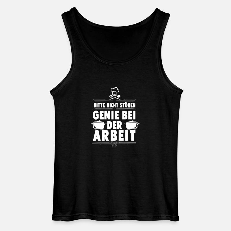 Koch - Gildan Männer Tank Top - Schwarz