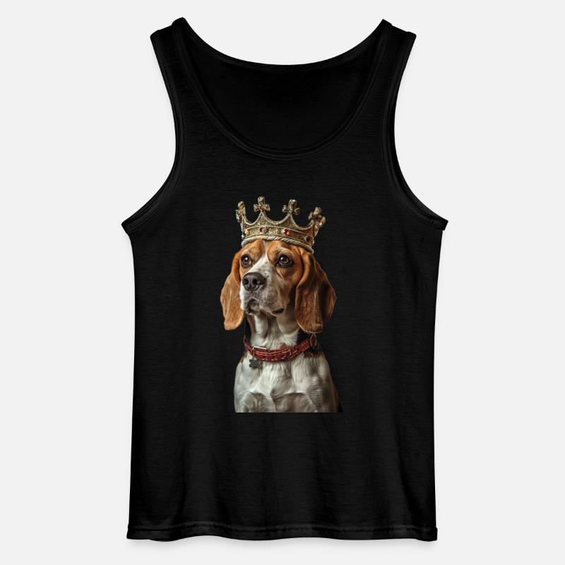 Beagle - Gildan Männer Tank Top - Schwarz
