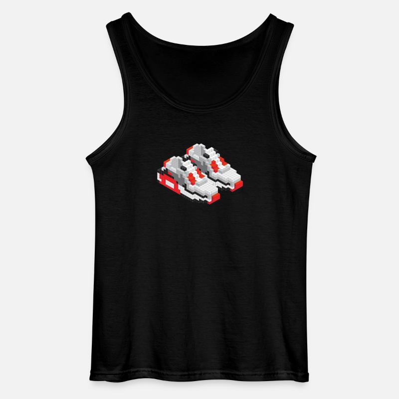 PIXEL AIR MAX - Gildan Männer Tank Top - Schwarz