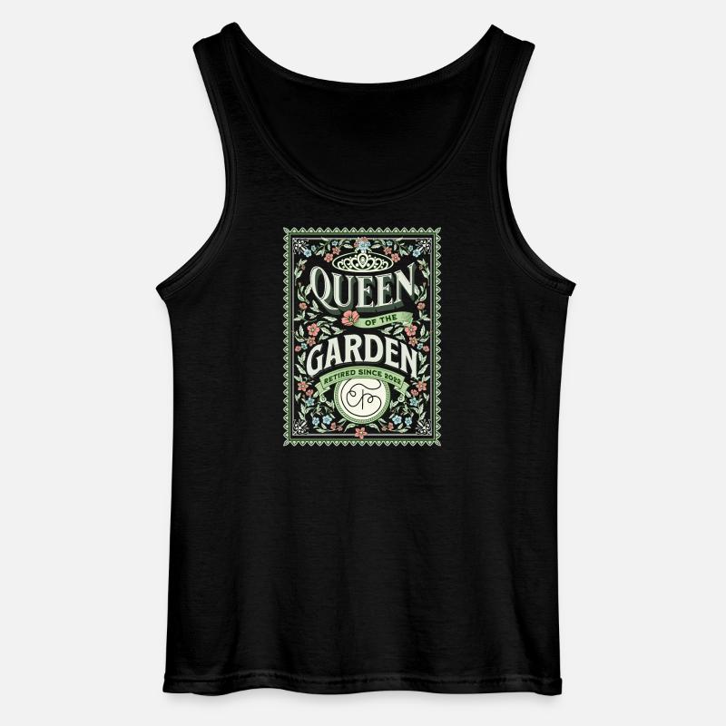 Rentnerin Garten Gärtnerin - Gildan Männer Tank Top - Schwarz