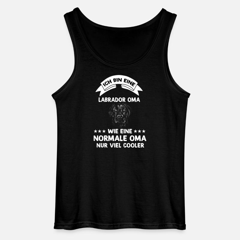 Ich bin eine Labrador Oma - Gildan Männer Tank Top - Schwarz