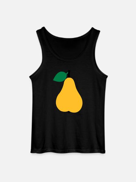 pear - Gildan Men’s Tank Top - black