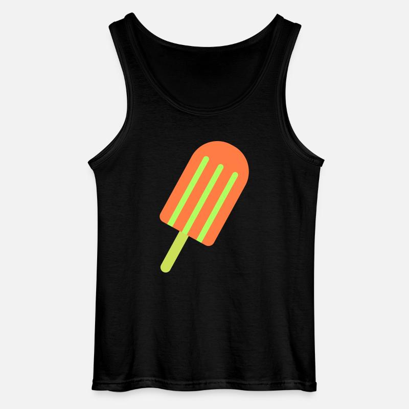 eis eiscreme 1 - Gildan Männer Tank Top - Schwarz