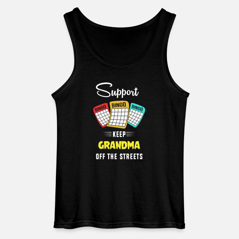 Bingo - Gildan Männer Tank Top - Schwarz