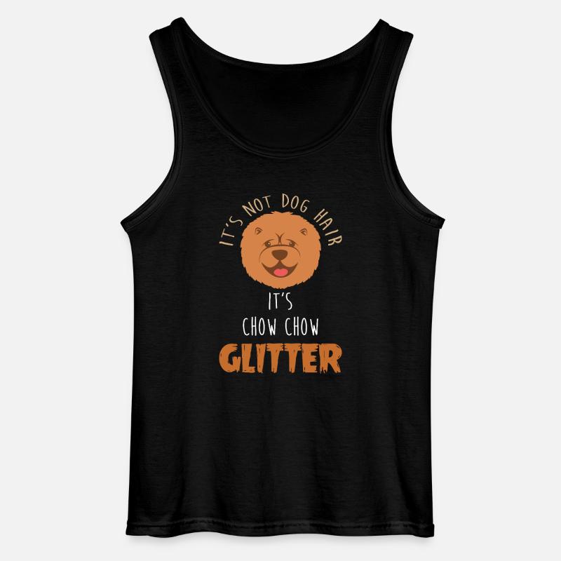 Chow Chow Hund - Gildan Männer Tank Top - Schwarz