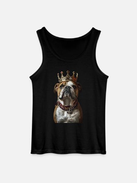 Bouledogue - Débardeur Gildan Homme - noir