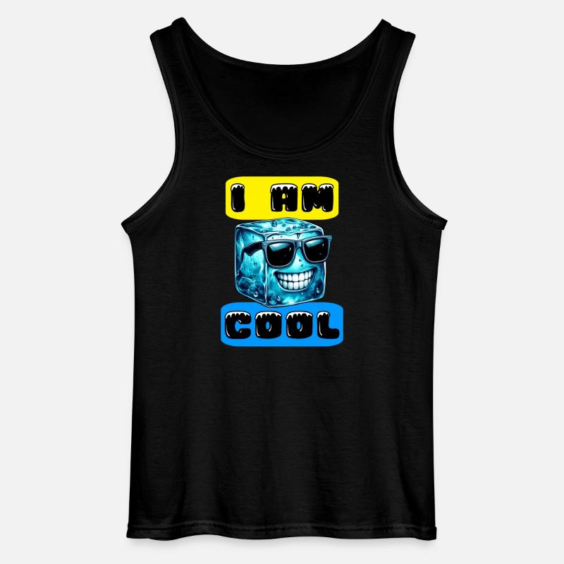 Eis - Gildan Männer Tank Top - Schwarz
