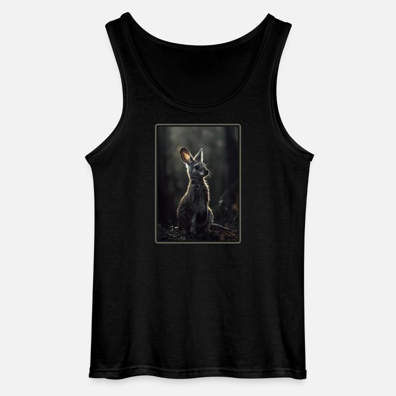 Wallabys Wallaby - Gildan Männer Tank Top - Schwarz