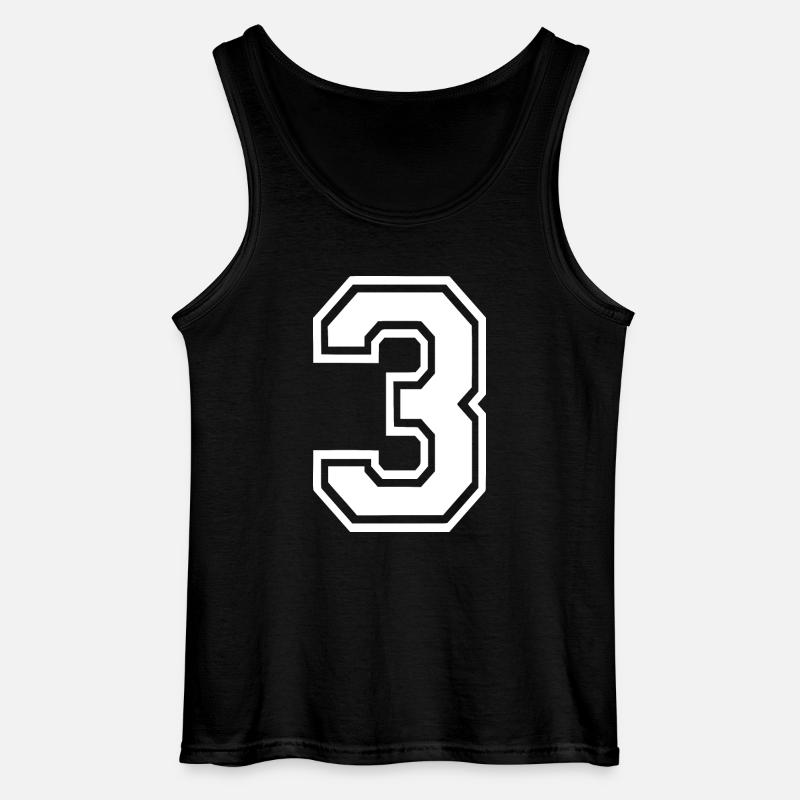 3 - Gildan Männer Tank Top - Schwarz