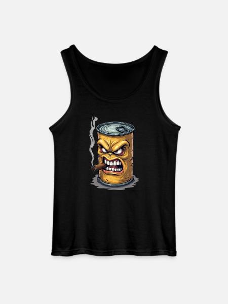 Tin - Gildan Men’s Tank Top - black