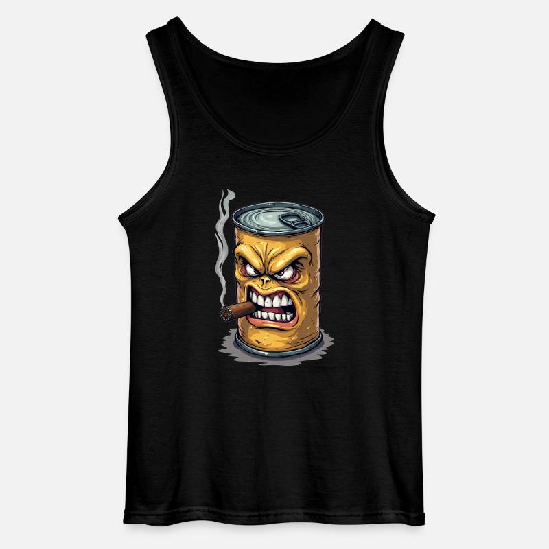 Tin - Gildan Men’s Tank Top - black