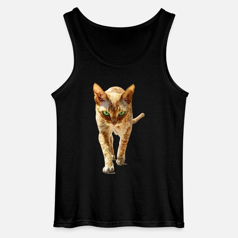 Devon Rex - Gildan Männer Tank Top - Schwarz