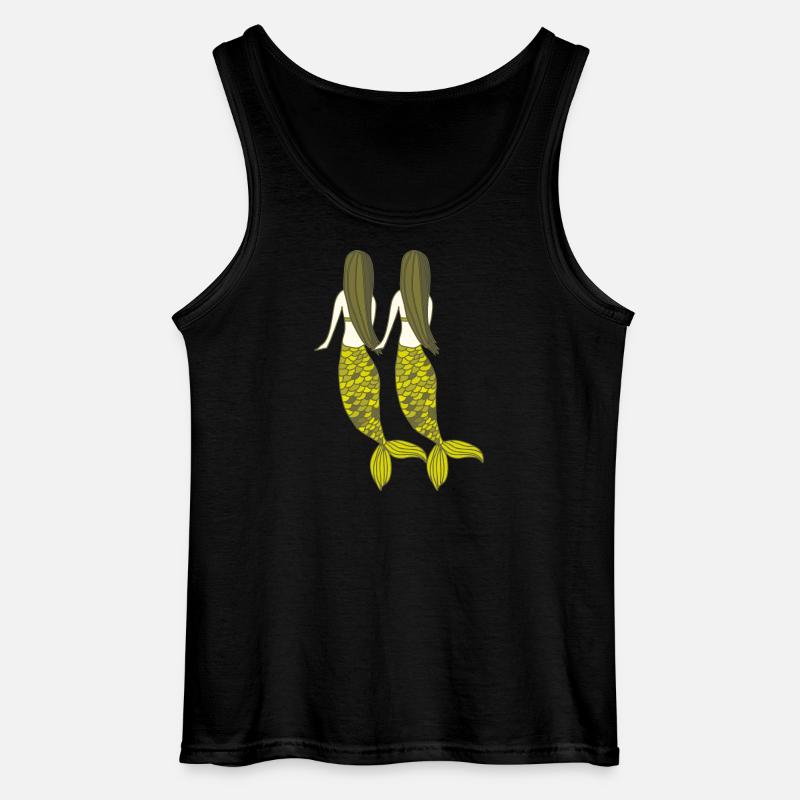 meerjungfrau 2er pack - Gildan Männer Tank Top - Schwarz