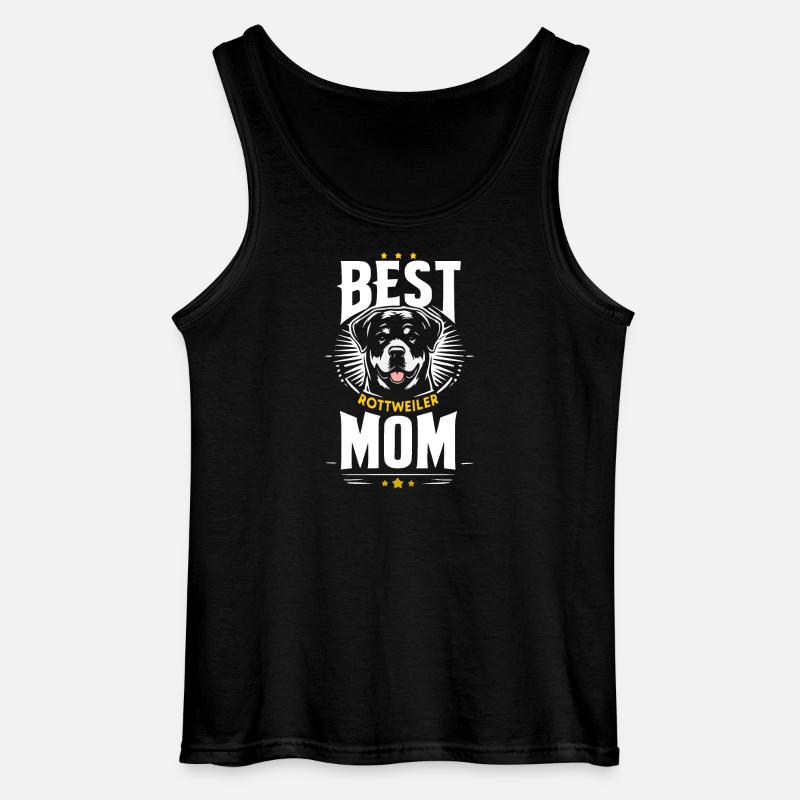 Beste Mama, Rottweilers beste Mama - Gildan Männer Tank Top - Schwarz
