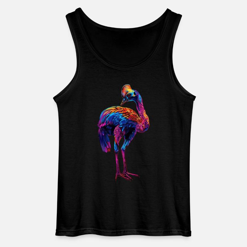 Kasuar - Gildan Männer Tank Top - Schwarz
