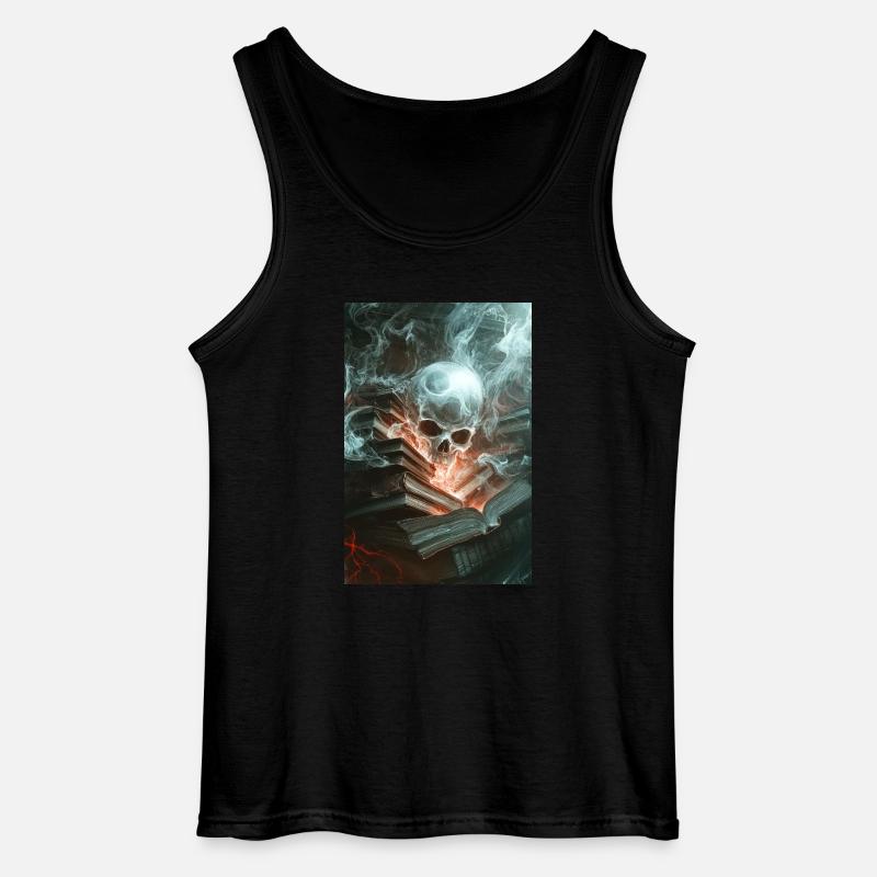 Haunted Knowledge Unleashed - Gildan Men’s Tank Top - black