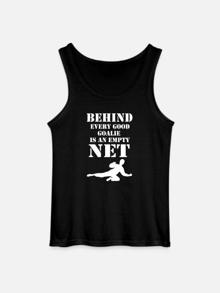 Floorball Goalkeeper - Gildan Männer Tank Top - Schwarz