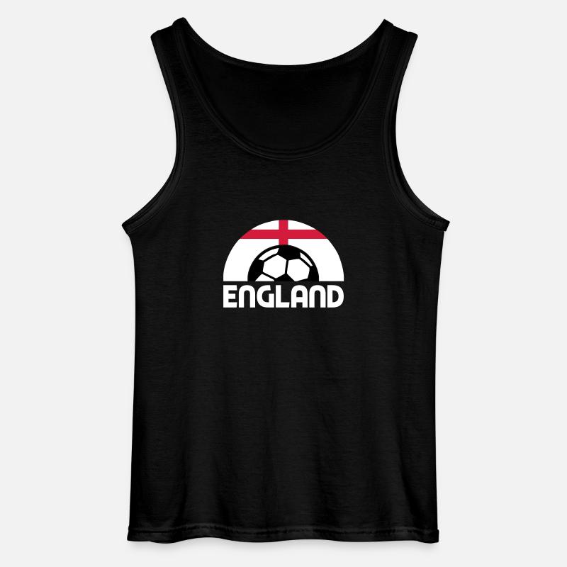 england - Gildan Männer Tank Top - Schwarz