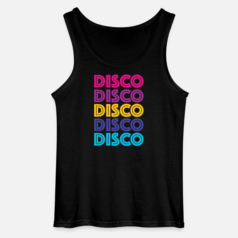 Disco Disco Disco - Gildan Männer Tank Top - Schwarz