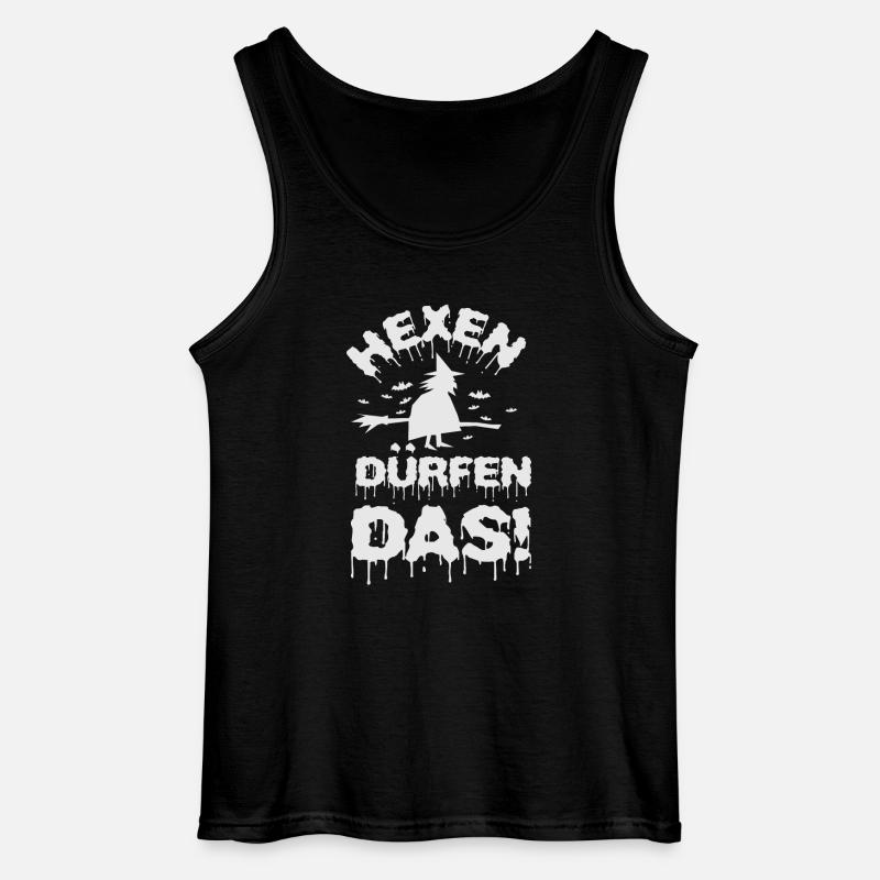 Hexen dürfen das! - Gildan Männer Tank Top - Schwarz