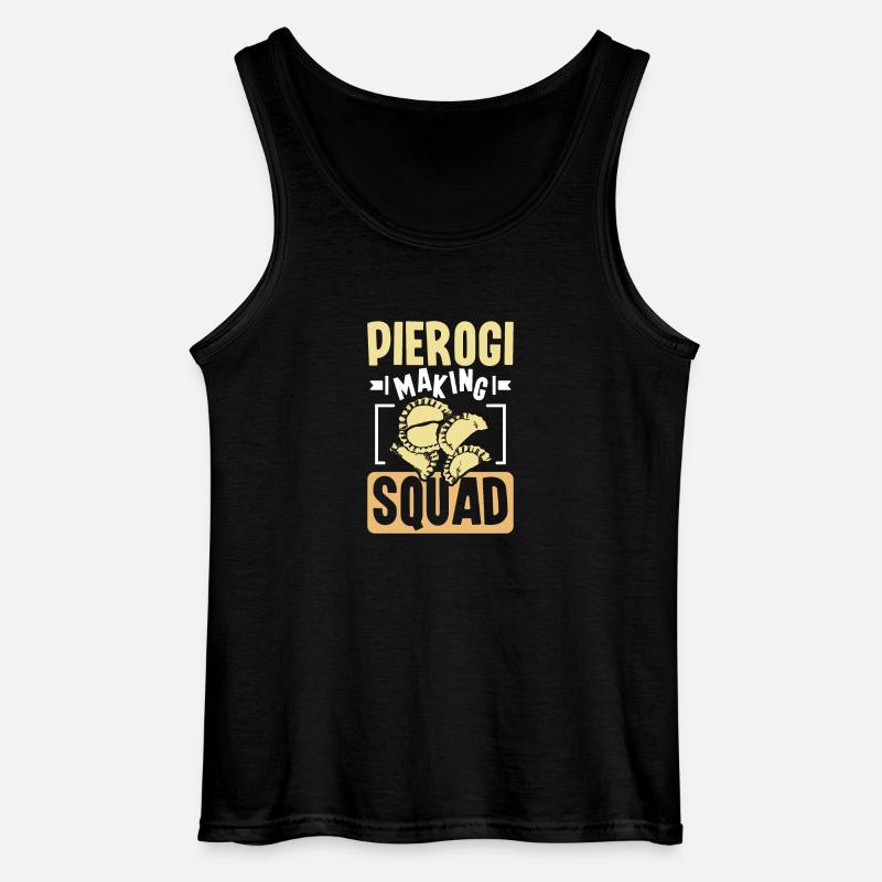 Pierogi making squad - Gildan Männer Tank Top - Schwarz