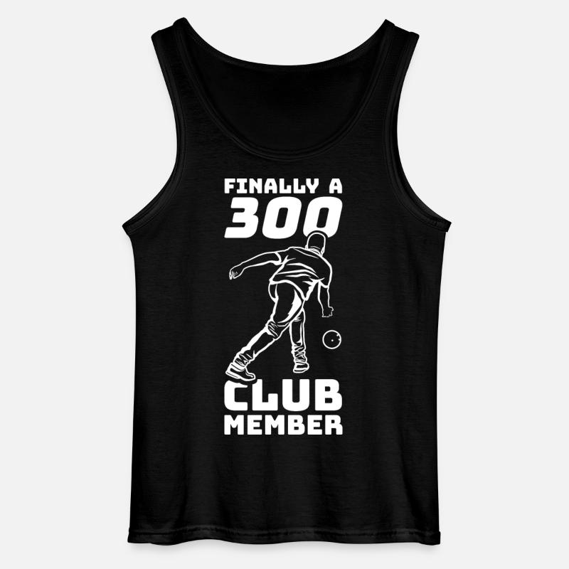Lustiger Bowling Spruch - Gildan Männer Tank Top - Schwarz