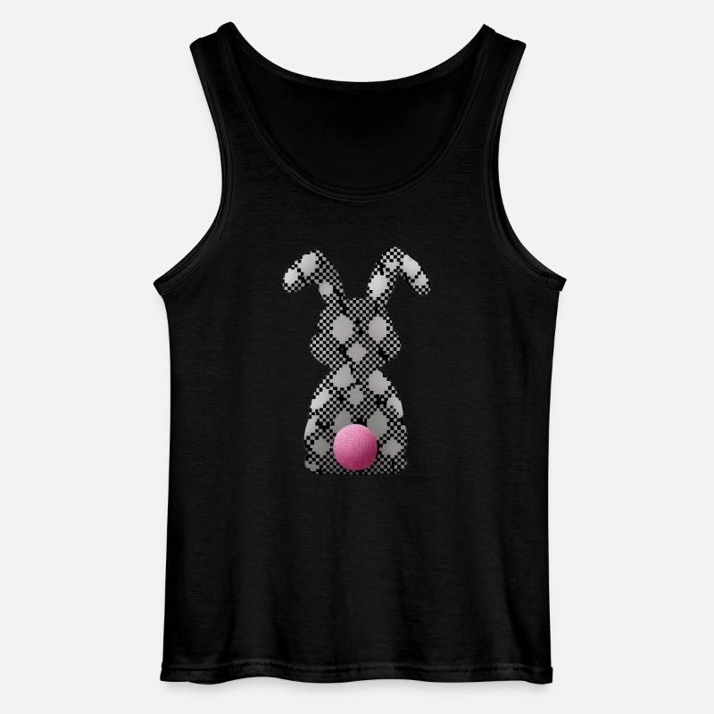 Easter Bunny - Gildan Männer Tank Top - Schwarz