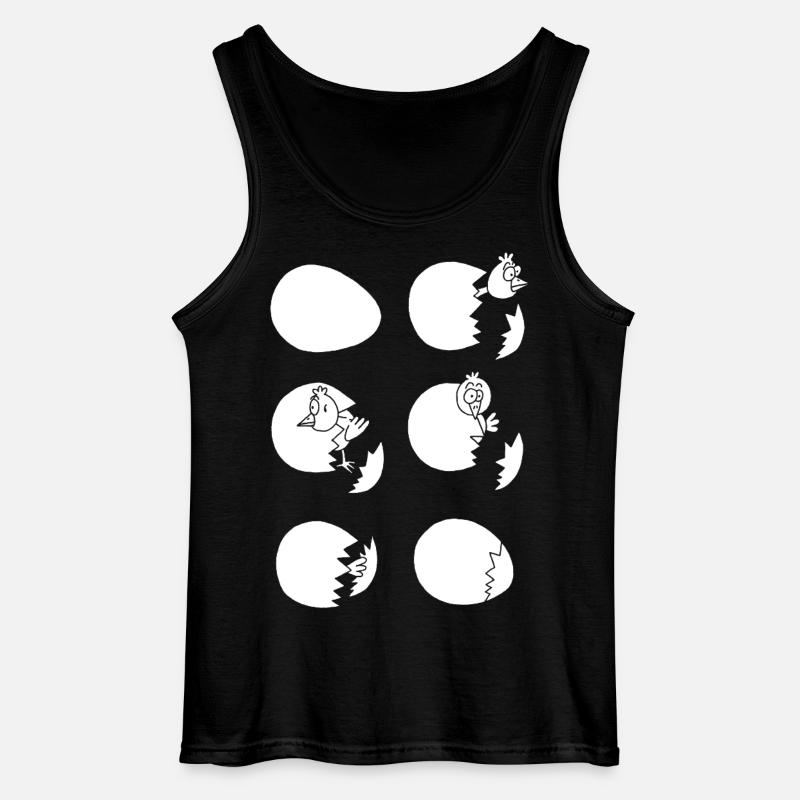 Die Welt entdecken oder nicht (weiß) - Gildan Männer Tank Top - Schwarz