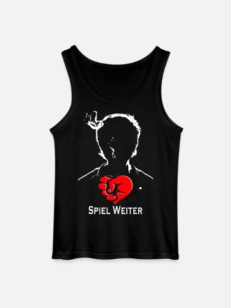 Spiel Weiter Grafik - Gildan Männer Tank Top - Schwarz