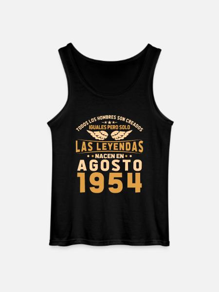 The Legends August 1954 - Gildan Men’s Tank Top - black