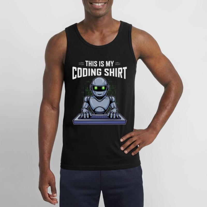 Coding Robot | Programmer Developer Gift Gildan Men’s Tank Top