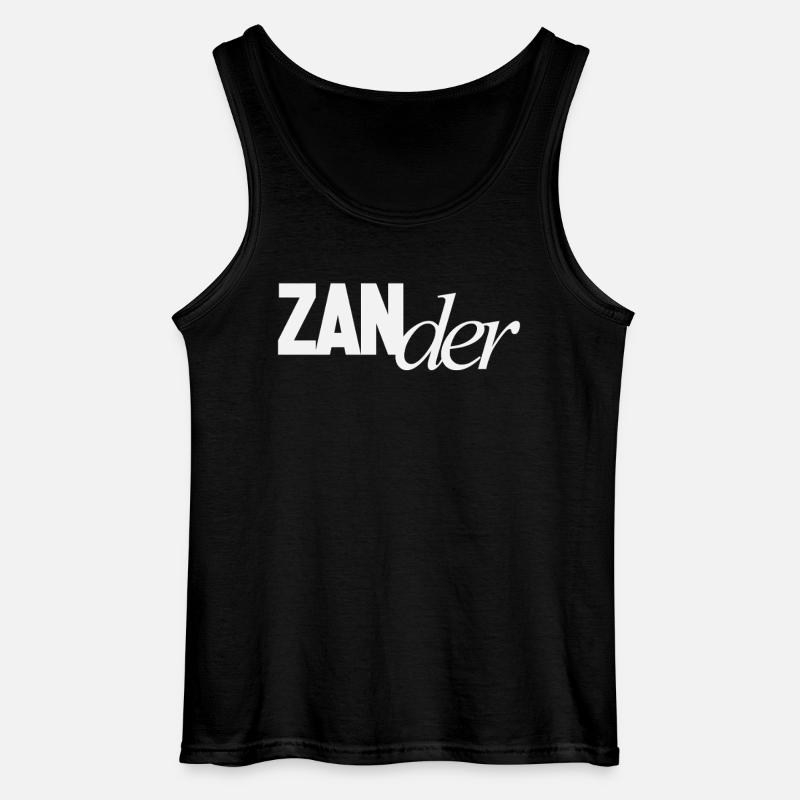 Zander Personal Name - Gildan Men’s Tank Top - black