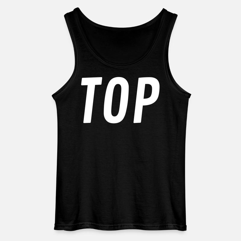Top oder Bottom - Gildan Männer Tank Top - Schwarz