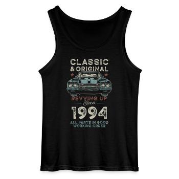 Geboren 1994 Geburtstag Oldtimer - Gildan Männer Tank Top - Schwarz - Vorne - AI Model Male 185 dark (185cm)