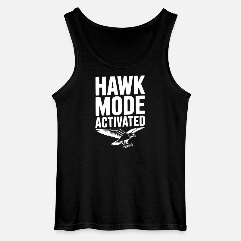 Hawk-Modus aktiviert - Gildan Männer Tank Top - Schwarz