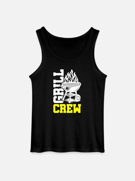 Grill Crew - Gildan Men’s Tank Top - black