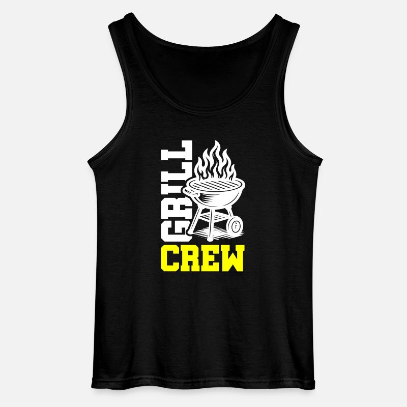 Grill Crew - Gildan Men’s Tank Top - black
