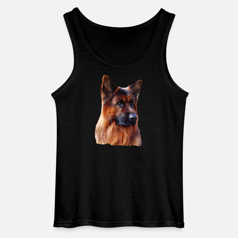 Altdeutscher Schäferhund Deutscher Schäferhund - Gildan Männer Tank Top - Schwarz