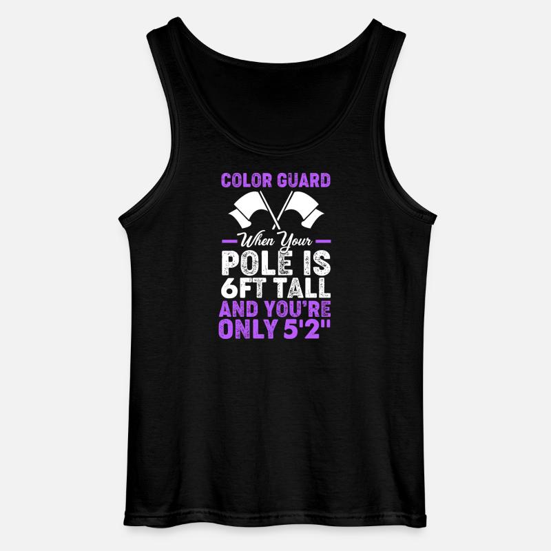 Karneval Flagviftende Karneval - Gildan tanktop til mænd - sort