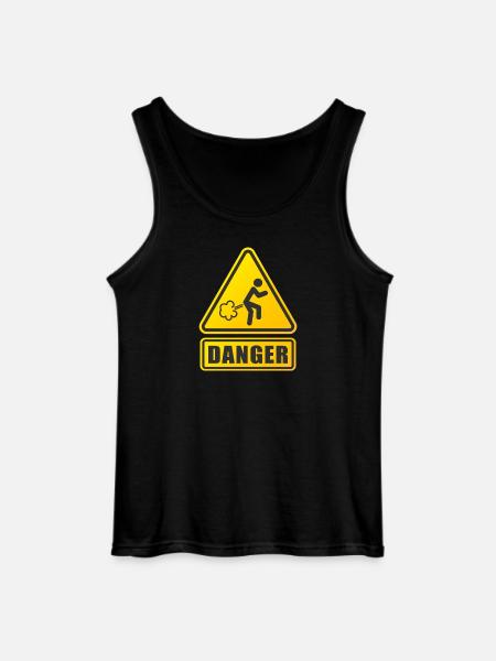 Fart Danger - Gildan Men’s Tank Top - black