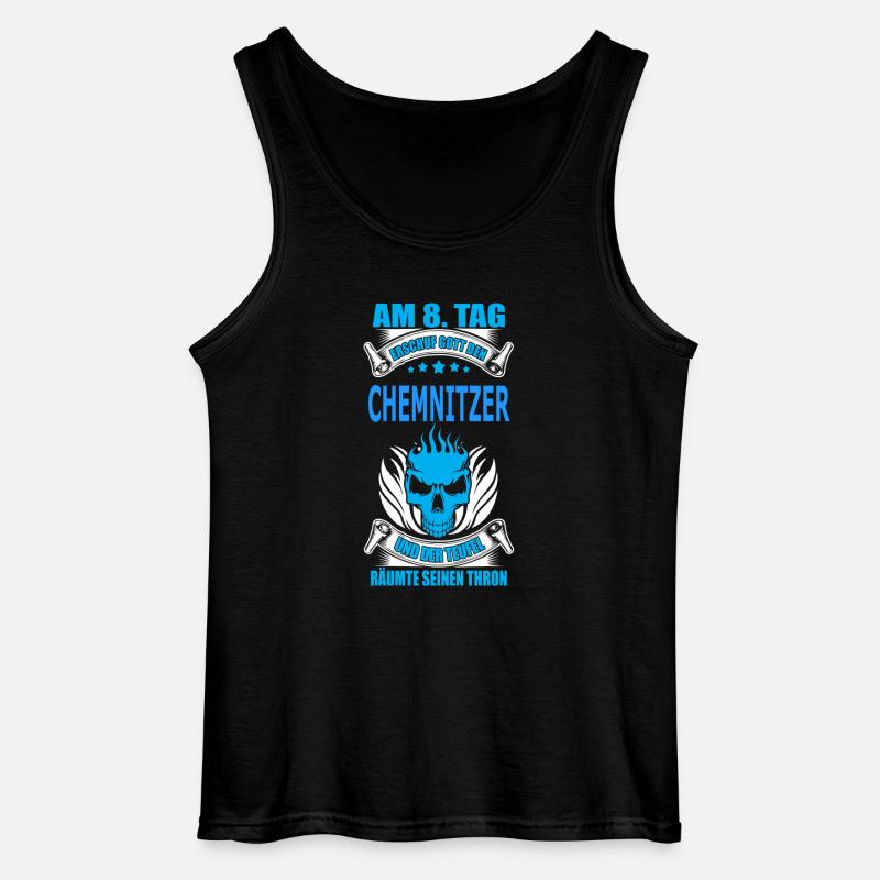 CHEMNITZER - Gildan Männer Tank Top - Schwarz