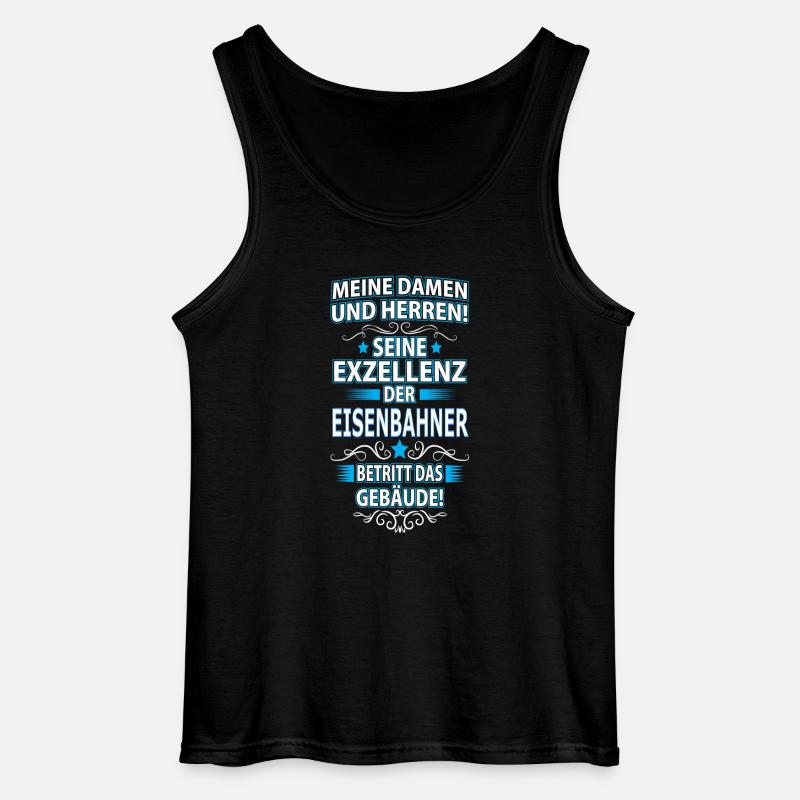 EISENBAHNER - Gildan Männer Tank Top - Schwarz